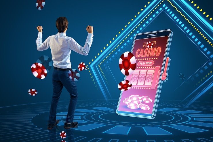 Ikon dompet digital DANA dan OVO untuk deposit cepat di ingat123